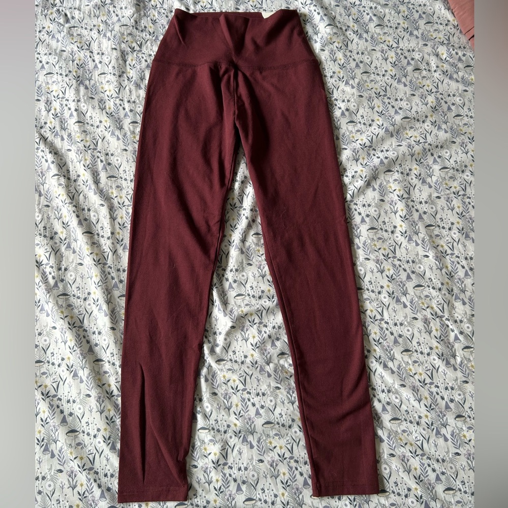 NWT Aerie Maroon Leggings